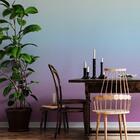 Papel de Parede Adesivo Degradê Amarelo Azul e Lilás N05181 R