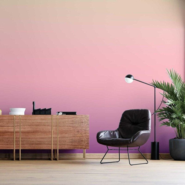 Papel De Parede Adesivo Degradê Amarelo N05180