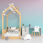 Papel De Parede Adesivo Degradê Azul E Rosa N05128