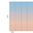 Papel De Parede Adesivo Degradê Azul N014005