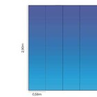 Papel De Parede Adesivo Degradê Azul N014007