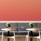 Papel De Parede Adesivo Degradê Laranja N05146