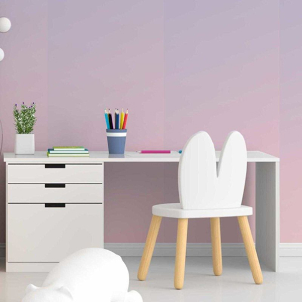 Papel De Parede Adesivo Degradê Lilás Rosa N05135