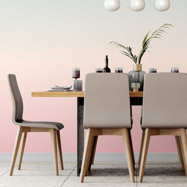 Papel De Parede Adesivo Degradê Rosa Azul N07147