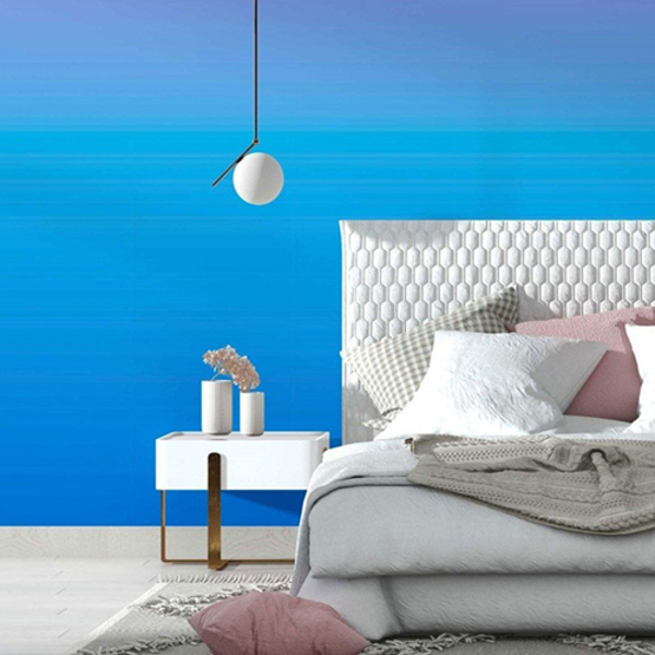 Papel De Parede Adesivo Degradê Roxo Azul N014075