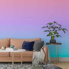 Papel De Parede Adesivo Degradê Salmão N014073