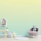 Papel De Parede Adesivo Degradê Verde Azul N05129