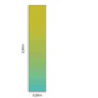 Papel De Parede Adesivo Degradê Verde Azul N05158