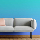 Papel De Parede Adesivo Degradê Verde Azul N05163