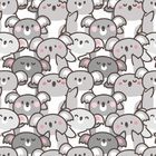 Papel De Parede Adesivo Desenho De Coalas Quarto Bebê 18m