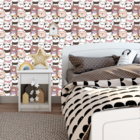 Papel De Parede Adesivo Desenho De Ursinho Quarto Bebê 6m