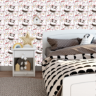 Papel De Parede Adesivo Desenho De Ursinhos E Pandas 15m