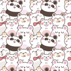 Papel De Parede Adesivo Desenho De Ursinhos E Pandas 3m