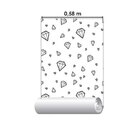 Papel De Parede Adesivo Diamantes N010058