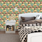 Papel De Parede Adesivo Dinossauro  Para Quarto De Bebê 9m