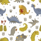 Papel De Parede Adesivo Dinossauros Verde Cinza Bebê 9m