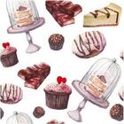 Papel De Parede Adesivo Doces 285130853