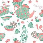 Papel De Parede Adesivo Doces Verde 289247099