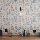 Papel De Parede Adesivo Drinks E Bebidas N03058 0,48x2,5m