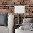 Papel De Parede Adesivo Efeito 3d Tijolo Tijolinho Marrom Env