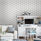 Papel De Parede Adesivo Efeito Gesso 3d Geométrico 14 12m