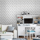 Papel De Parede Adesivo Efeito Gesso 3d Geométrico 33 3m