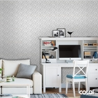 Papel De Parede Adesivo Efeito Gesso 3d Geométrico 8 6m