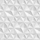 Papel De Parede Adesivo Efeito Gesso 3d Geométrico 9 12m