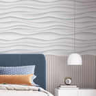 Papel De Parede Adesivo Efeito Gesso 3d Ondas Dunas 12m