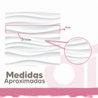 Papel De Parede Adesivo Efeito Gesso 3d Ondas Dunas 3m