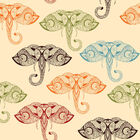 Papel De Parede Adesivo - Elefantes - 026pps