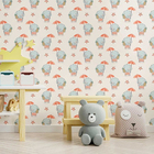 Papel De Parede Adesivo Elefantes N09081