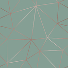 Papel De Parede Adesivo Esmeralda Rosé Vinilico Quarto 15m