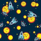 Papel De Parede Adesivo Espaço 1151