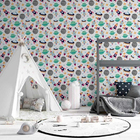 Papel De Parede Adesivo Espaço Foguete N06212