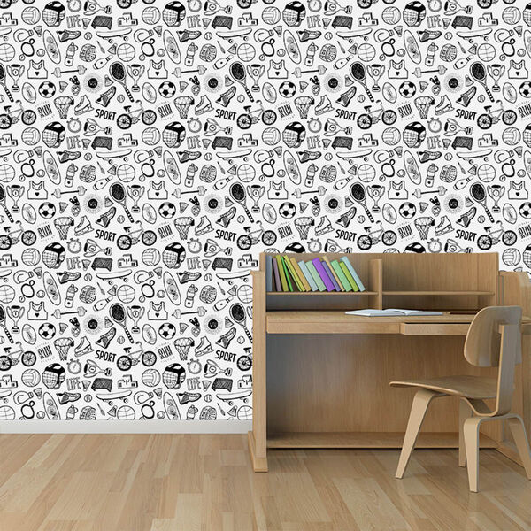 Papel De Parede Adesivo - Esportes - 053ppt