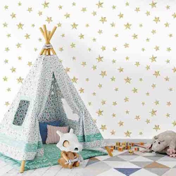 Papel De Parede Adesivo Estrelas 571913341 0,58x3,00m