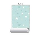 Papel De Parede Adesivo Estrelas Azul N05083