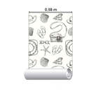 Papel De Parede Adesivo Férias Colorir N015130 0,58x3,00m