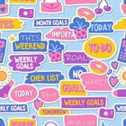 Papel De Parede Adesivo Figurinhas N010109