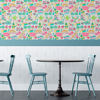 Papel De Parede Adesivo Figurinhas N010119