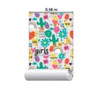 Papel De Parede Adesivo Figurinhas N010131