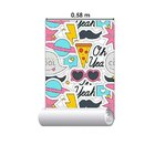 Papel De Parede Adesivo Figurinhas N010145