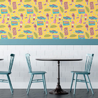 Papel De Parede Adesivo Figurinhas N010185