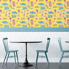 Papel De Parede Adesivo Figurinhas N010185