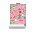 Papel De Parede Adesivo Figurinhas N010187
