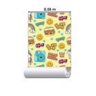 Papel De Parede Adesivo Figurinhas N010188