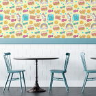 Papel De Parede Adesivo Figurinhas N010188