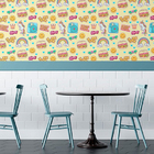 Papel De Parede Adesivo Figurinhas N010188