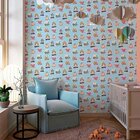 Papel De Parede Adesivo Figurinhas N010189